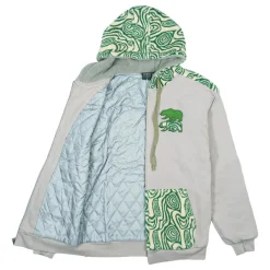 Removable Bear Fur Zip Up Hoodie-Grassroots California Hot