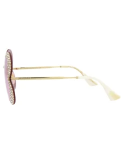 Cat Eye-Frame Metal Sunglasses-Gucci Clearance