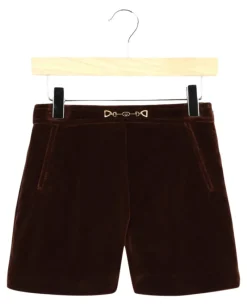 Gucci Horsebit Velvet Shorts-PROOZY Sale