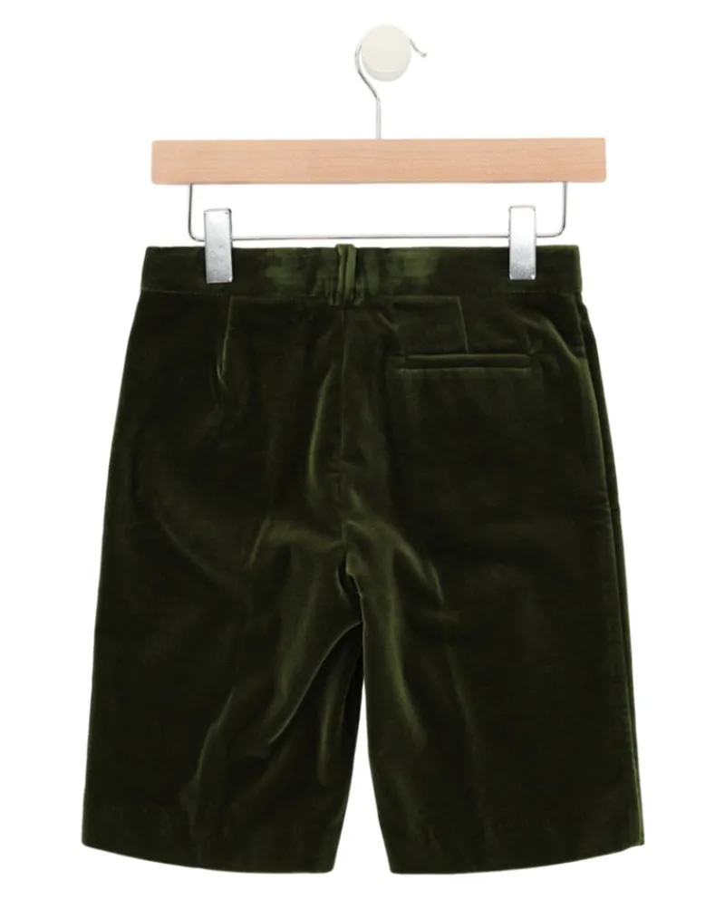 Pleated Velvet Shorts-Gucci Best