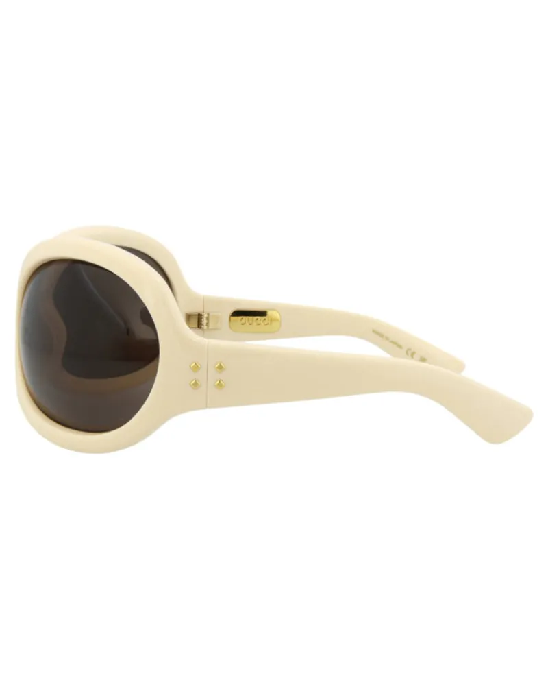 Shield-Frame Injection Sunglasses - GG1381S-30014360-003-Gucci Hot