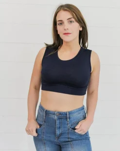 Crew Neck Tank Halftee-HALFTEE Layering Fashions Sale