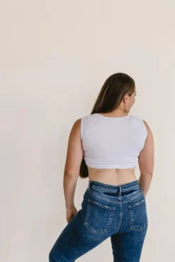 Crew Neck Tank Halftee-HALFTEE Layering Fashions Sale