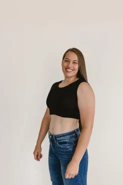 Crew Neck Tank Halftee-HALFTEE Layering Fashions Sale