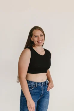 Crew Neck Tank Halftee-HALFTEE Layering Fashions Sale