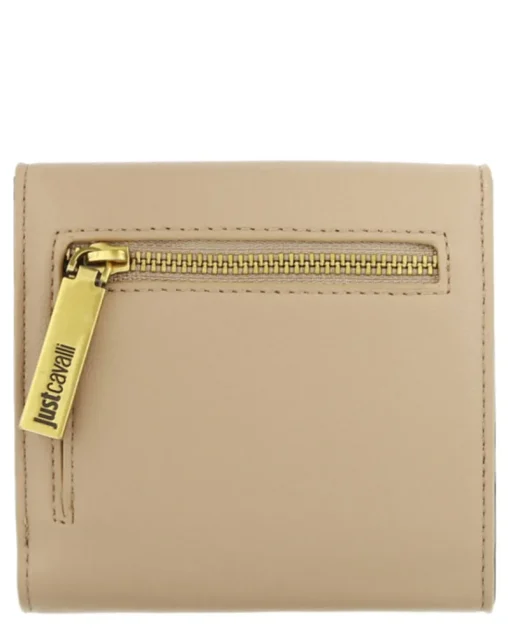 Logo Plaque Compact Wallet-Just Cavalli New