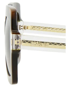 Square-Frame Acetate Sunglasses-Just Cavalli Online