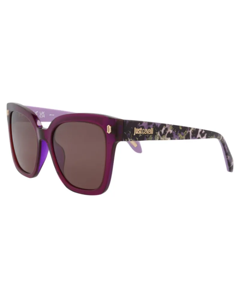 Square-Frame Acetate Sunglasses-Just Cavalli Discount