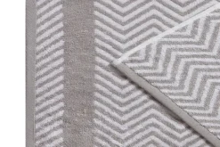 6 Piece Chevron Jacquard Towel Set with Lets Dry-Kathy Ireland Discount