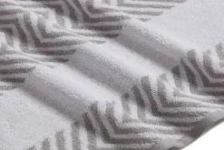 6 Piece Chevron Jacquard Towel Set with Lets Dry-Kathy Ireland Discount