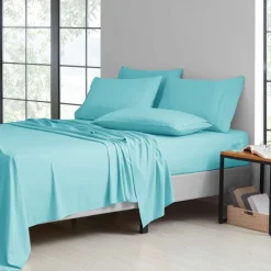 2000 Thread Count Cotton 6 Pc Sheet Set-Kathy Ireland Best