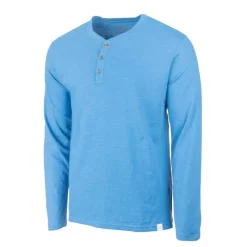 Men's Long Sleeve Henley-London Fog Best