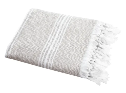 Luxury Thick Peshtemal Turkish Cotton Towel - 40 X 70 - Hand Knotted-Classic Turkish Towels Sale