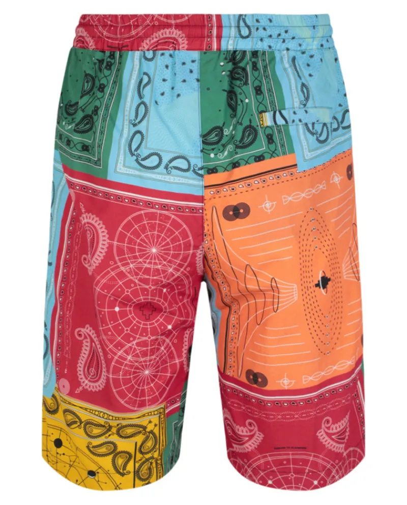Bandana Nylon Shorts-Marcelo Burlon Outlet