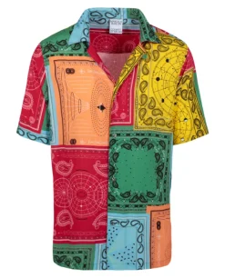Bandana Print Shirt-Marcelo Burlon New
