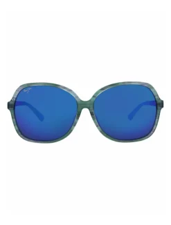 Round-Frame Acetate Sunglasses-Maui Jim Fashion