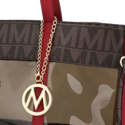 Women's Belinda Signature Tote Bag And Pouch Set-MKF Collection Outlet