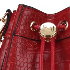 Women's Cassidy Embossed Bucket Bag-MKF Collection Outlet