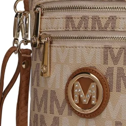 Women's Gaia Milan Signature Crossbody Bag-MKF Collection Online