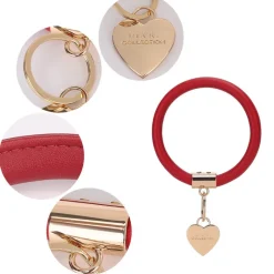 Women's Jasmine Bangle Bracelet Keyring Set-MKF Collection Online