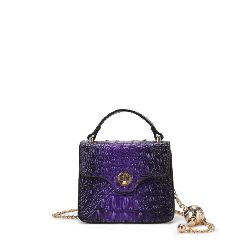Women's Luxe Croc-Embossed Mini Satchel-MKF Collection Outlet