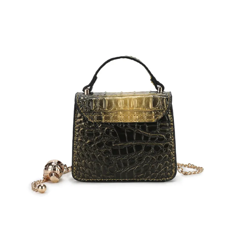 Women's Luxe Croc-Embossed Mini Satchel-MKF Collection Outlet