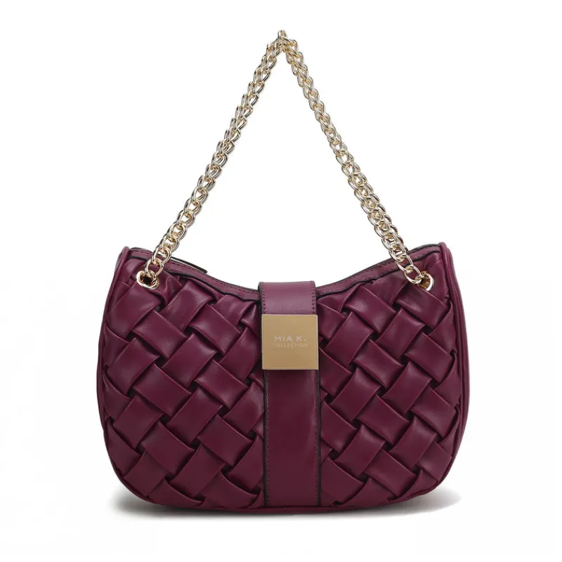 Women's Solari Braided Chain Shoulder Bag-MKF Collection Best