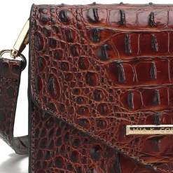 Women's Vanta Solid Croc Saddle Bag-MKF Collection Outlet