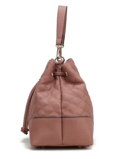 Women's Wendy 2 Pcs Bucket Bag With Wristlet-MKF Collection Fashion