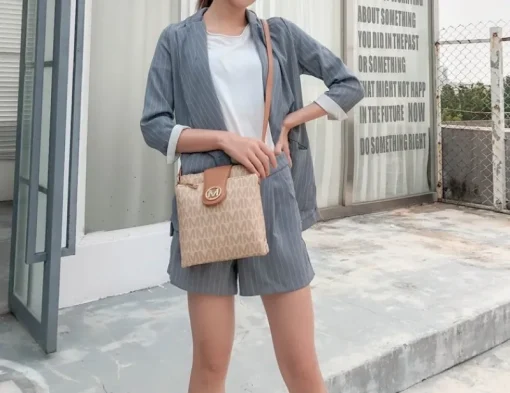 Women's Wrigley Signature Crossbody Bag-MKF Collection Outlet