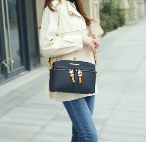 Women's Zoely Vegan Leather Women's Crossbody Bag-MKF Collection Sale