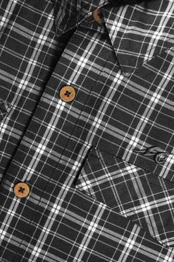 Coastal Plaid Men's Long Sleeve Fishing Shirt-Mojo Sportswear Company Hot