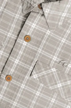 Coastal Plaid Men's Long Sleeve Fishing Shirt-Mojo Sportswear Company Hot