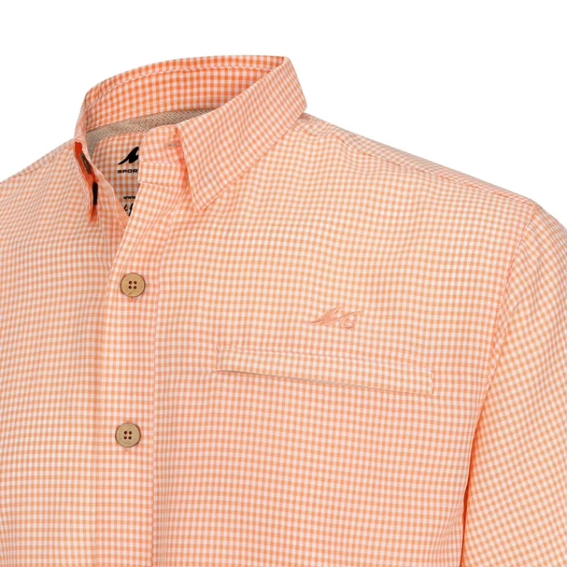Mr. Big Sport Check Short Sleeve Men's Fishing Shirt-Mojo Sportswear Company Discount