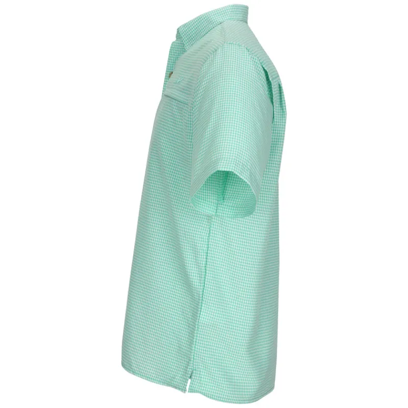 Mr. Big Sport Check Short Sleeve Men's Fishing Shirt-Mojo Sportswear Company Discount