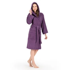 Hooded Terry Robe - 100% Turkish Cotton-Nine West Online