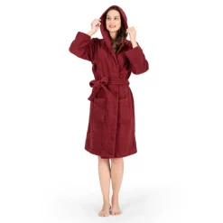 Hooded Terry Robe - 100% Turkish Cotton-Nine West Online