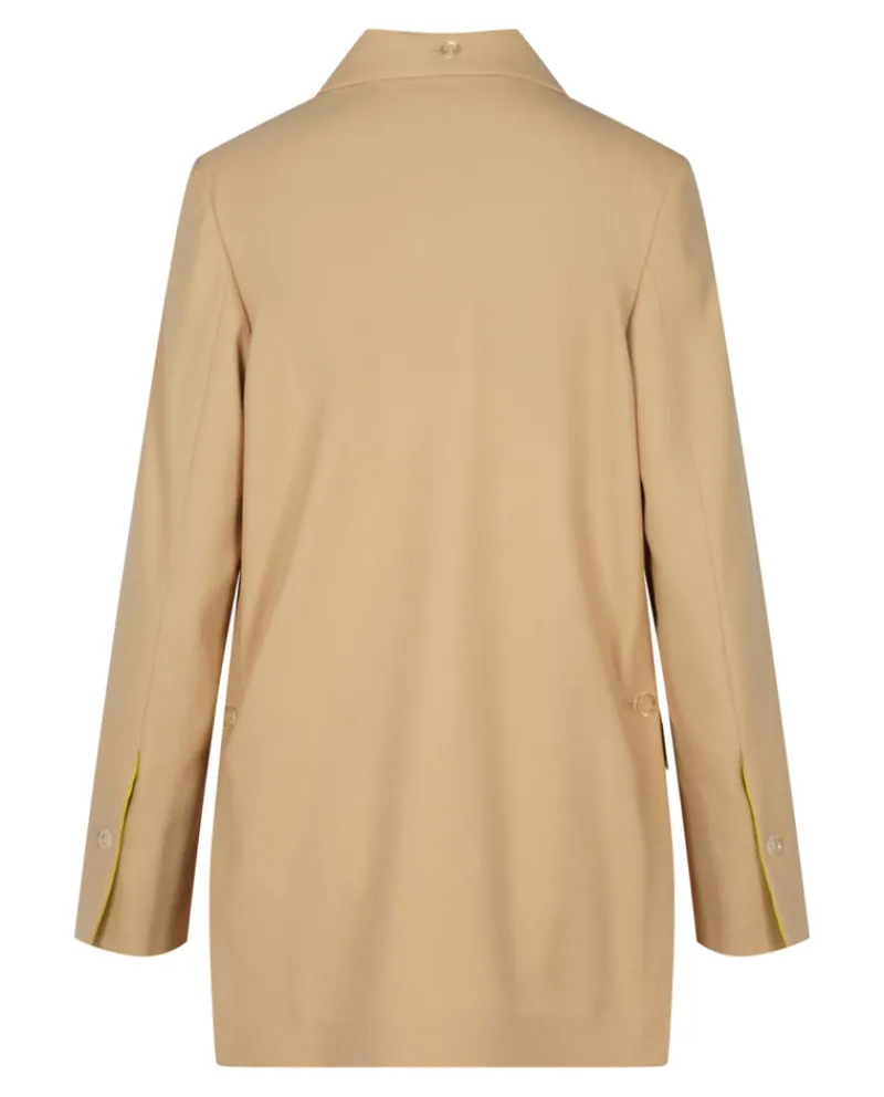 Off-White Active Light Wool Blend Tomboy Jacket-Off White Fashion