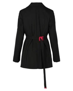 Off-White Wool Blend Relaxed Fit Blazer-PROOZY Online