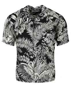 Jungle Palms Bowling Shirt-Palm Angels Sale