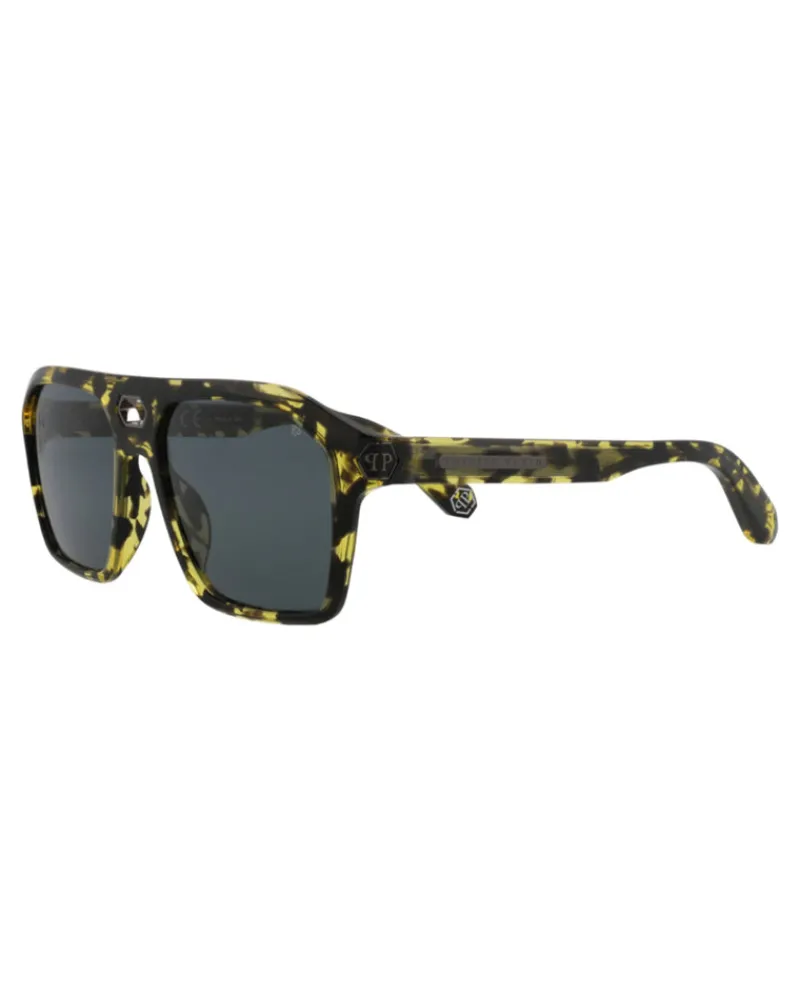 Aviator-Frame Acetate Sunglasses-Philipp Plein Outlet