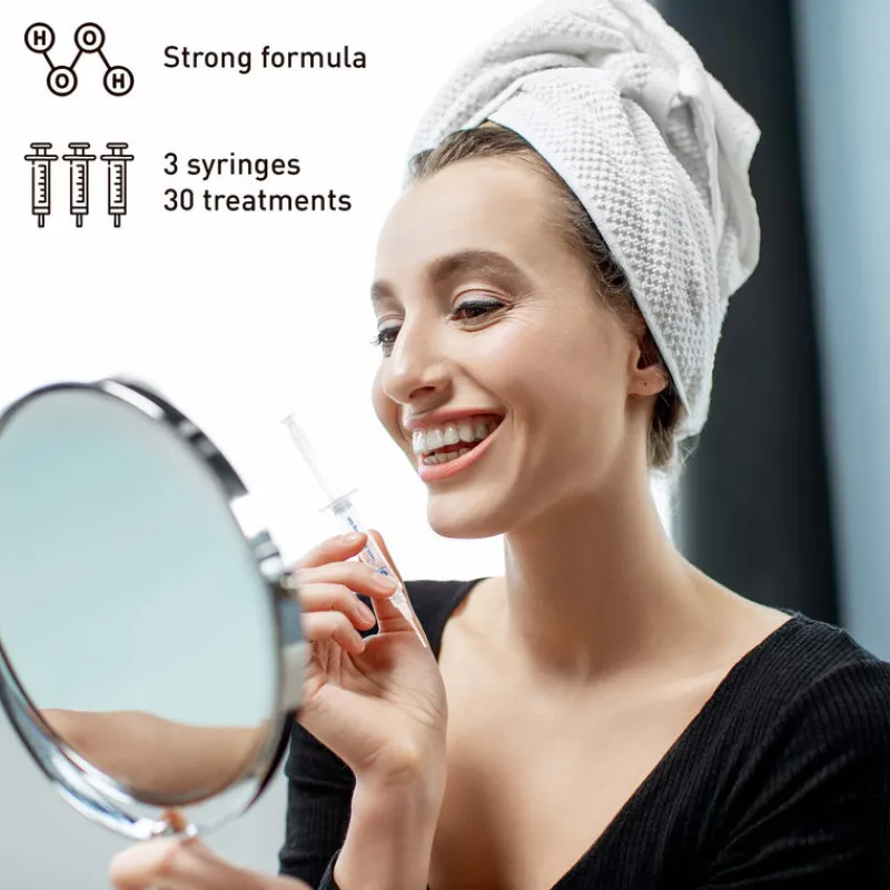 Advanced LED Teeth ning Solution with Additional Syringes-Pursonic Outlet