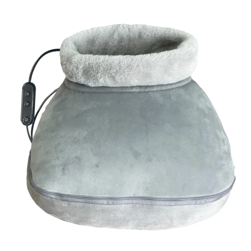 Heated Foot Massager with Remote Control, Folding Design, and Dual Motor Intensities-Pursonic Sale