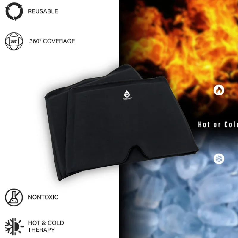 Reusable Hot and Cold Gel Ice Head Wrap – Instant Migraine Relief Cap-Pursonic Outlet