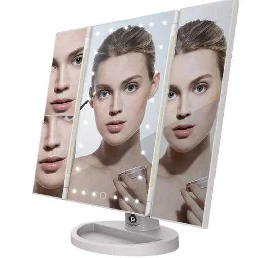 Tri-Fold Vanity Makeup Mirror-Pursonic Clearance