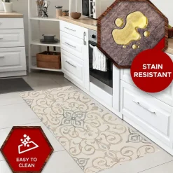 20"x39" Anti-Fatigue Embossed Floor Mat (RUSTIC MEDALLION)-Ju0026V Textiles Fashion