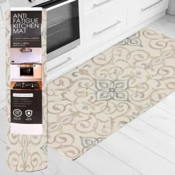 20"x39" Anti-Fatigue Embossed Floor Mat (RUSTIC MEDALLION)-Ju0026V Textiles Fashion