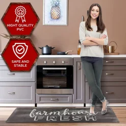 20"x55" Oversized Cushioned Anti-Fatigue Kitchen Runner Mat (Farmhouse Fresh)-PROOZY Outlet