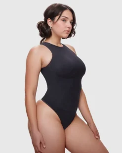 Buttercream Thong Bodysuit-Revenge Body Hot