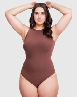 Buttercream Thong Bodysuit-Revenge Body Hot